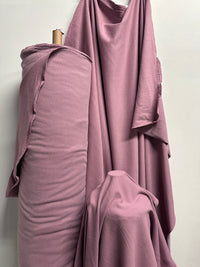 Precuts Mauve Sweatshirt Fleece and Matching Ribbing - L'Etoffe Fabrics LLC