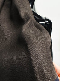 Premium Chocolate Brown Linen Suiting - L'Etoffe Fabrics LLC