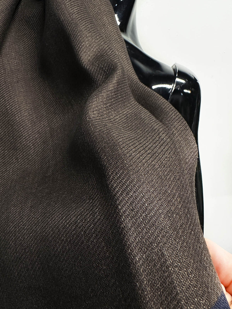 Premium Chocolate Brown Linen Suiting - L'Etoffe Fabrics LLC