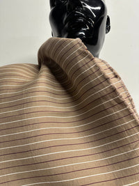 Premium Sculptural Linen Pinstripe Shirting - L'Etoffe Fabrics LLC