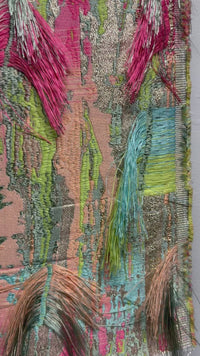 24" Last Piece Malhia Kent Haute Couture Fringed Jacquard