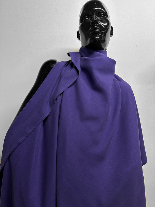 Purple Sandwashed Silk Broadcloth - L'Etoffe Fabrics LLC