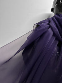 Purple Silk Organza - L'Etoffe Fabrics LLC