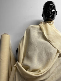 Ramie Gauze Shirting Butter - L'Etoffe Fabrics LLC