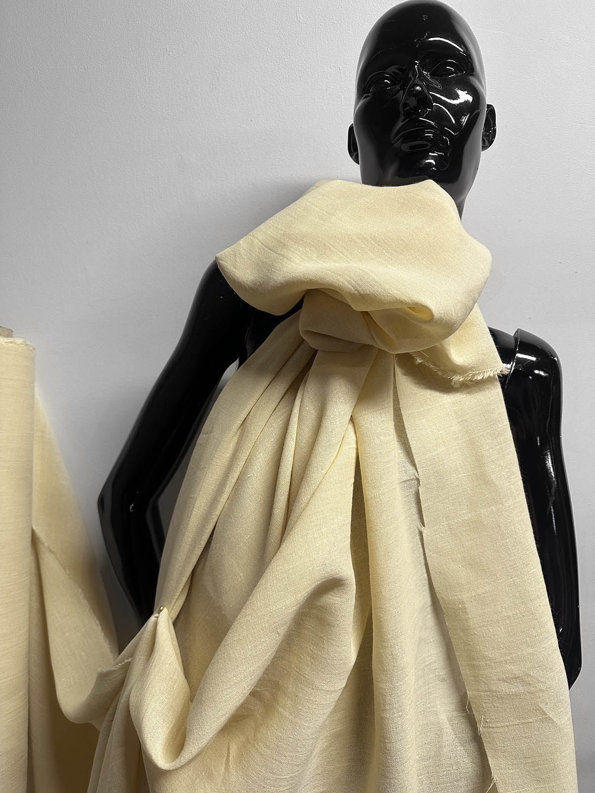 Ramie Gauze Shirting Butter - L'Etoffe Fabrics LLC