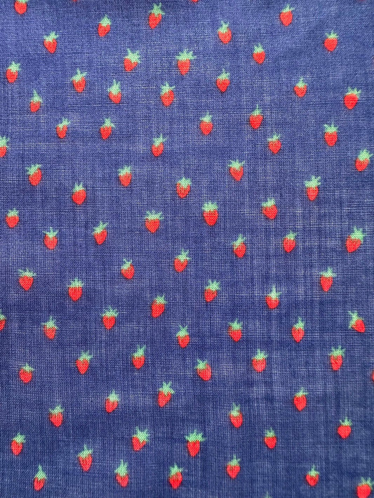 Ratti No Spray Strawberry Cotton Voile - L'Etoffe Fabrics LLC