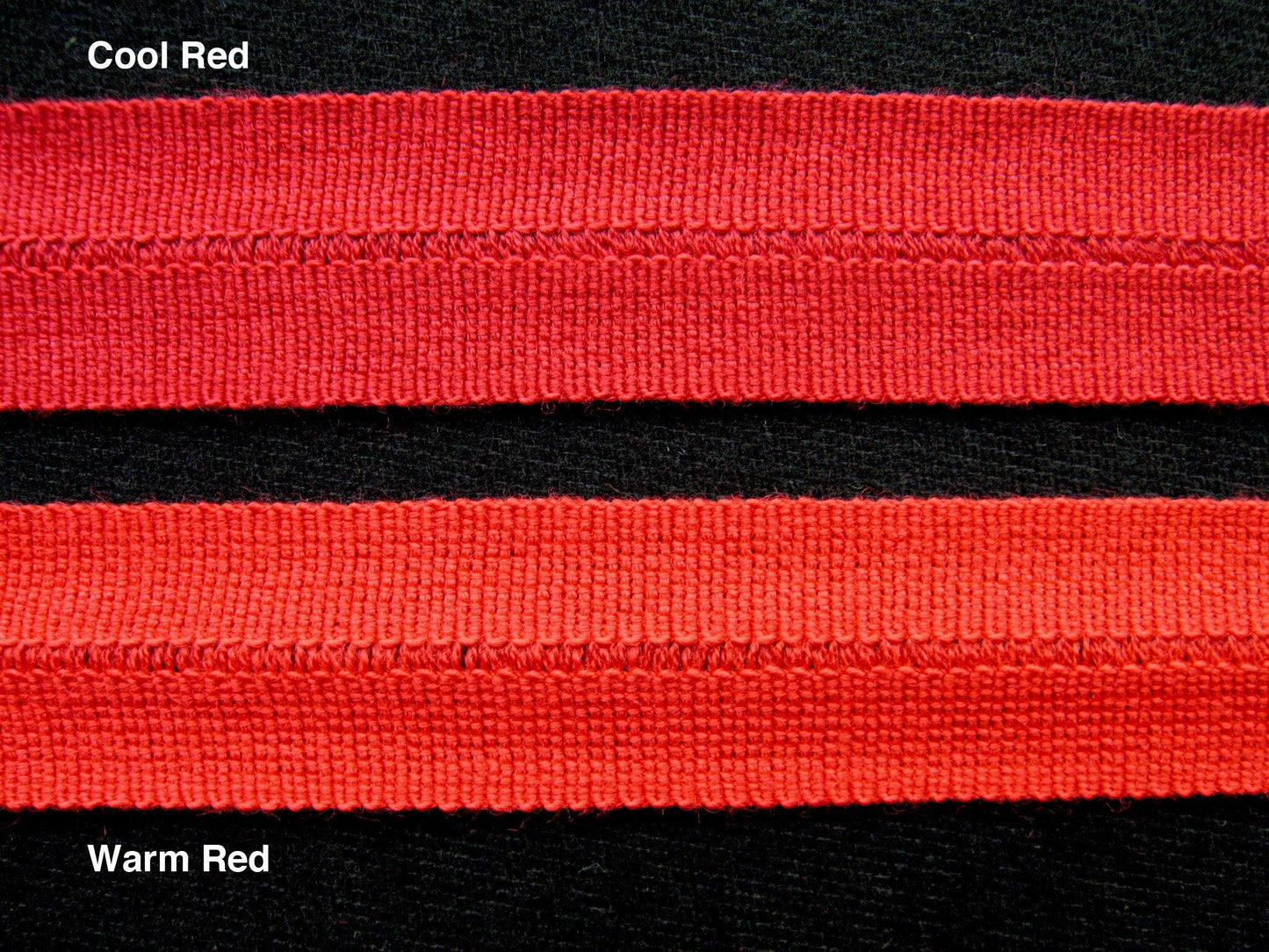 Red Wool Binder Trim - L'Etoffe Fabrics LLC