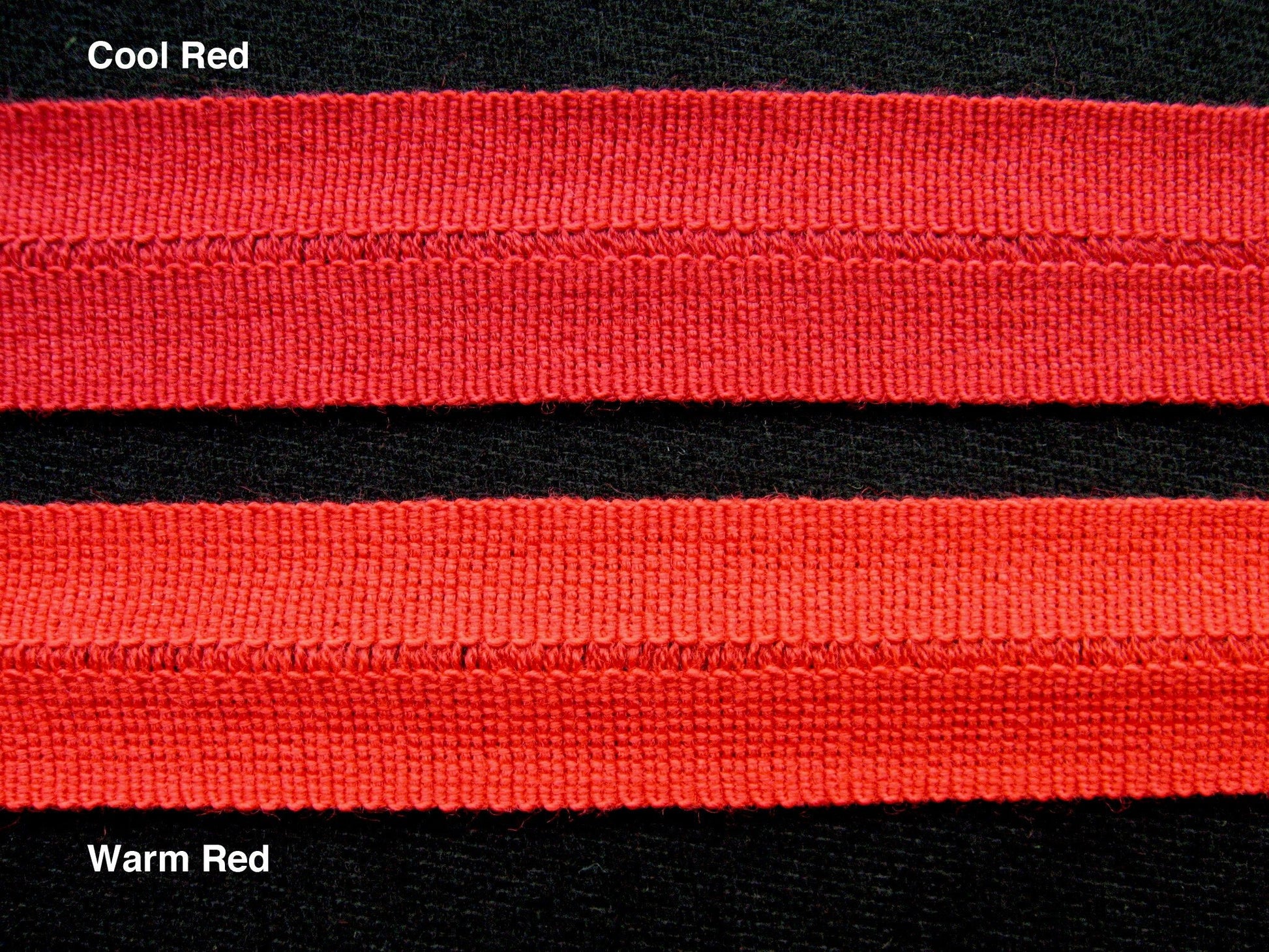 Red Wool Binder Trim - L'Etoffe Fabrics LLC