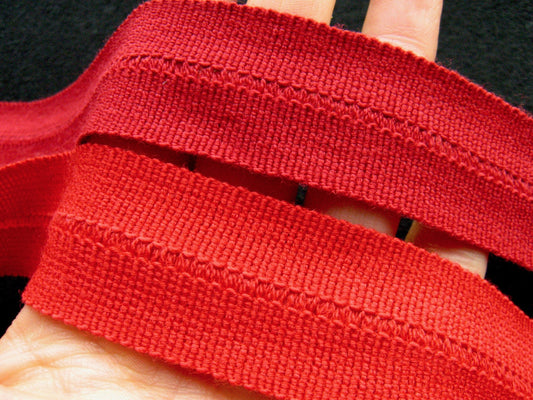 Red Wool Binder Trim - L'Etoffe Fabrics LLC