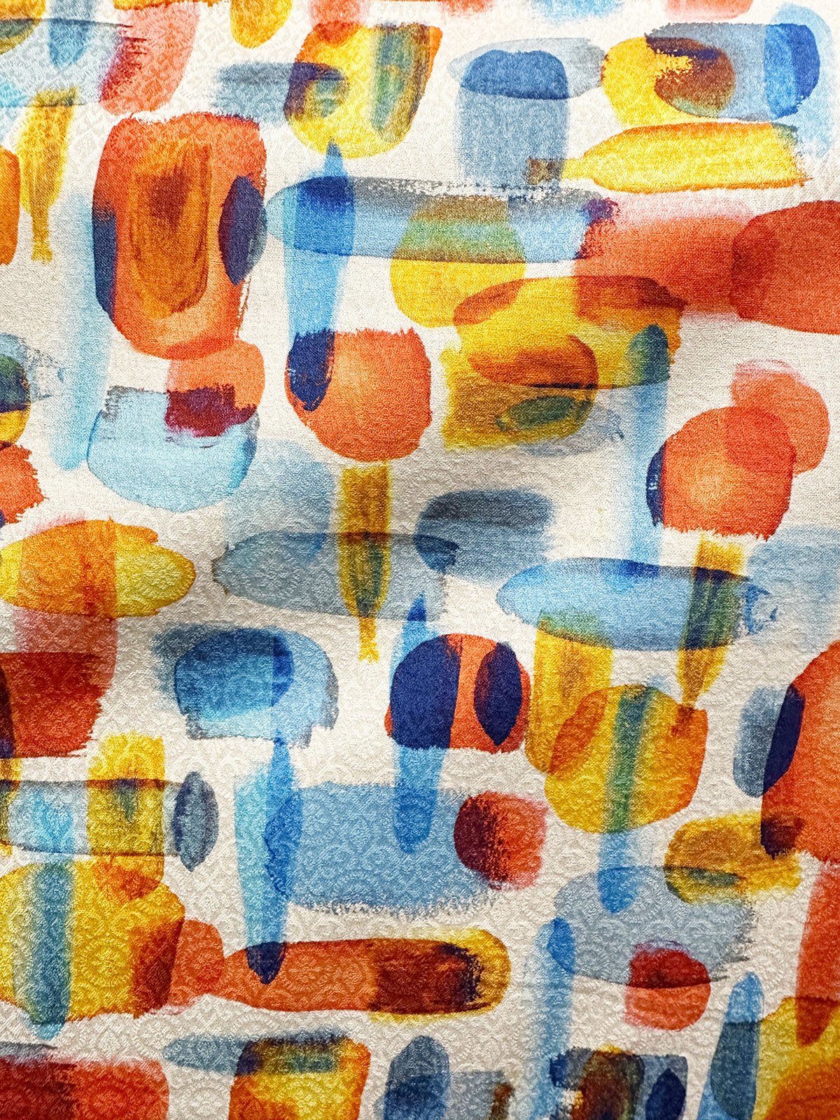 Renoir Print On Jacquard Cotton Stretch Woven - L'Etoffe Fabrics LLC