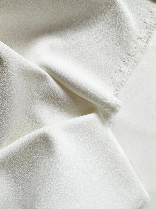 Riopele Çeramica Crepe Suiting Ivory - L'Etoffe Fabrics LLC