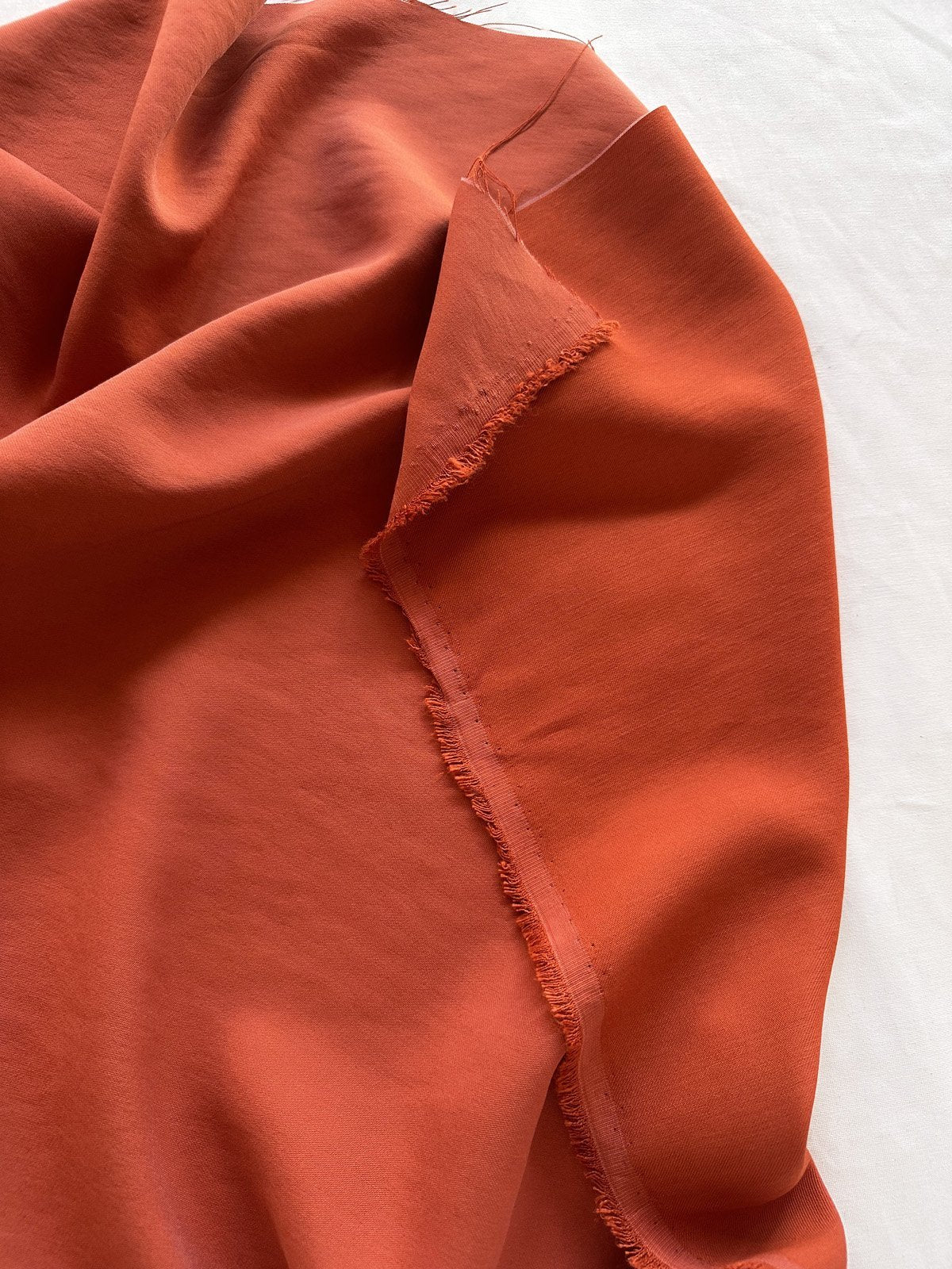 Rust Relaxed Viscose Suiting - L'Etoffe Fabrics LLC