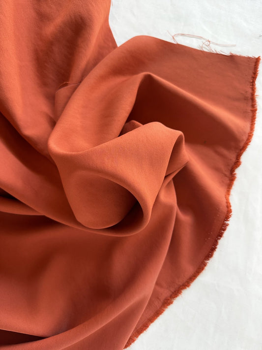 Rust Relaxed Viscose Suiting - L'Etoffe Fabrics LLC