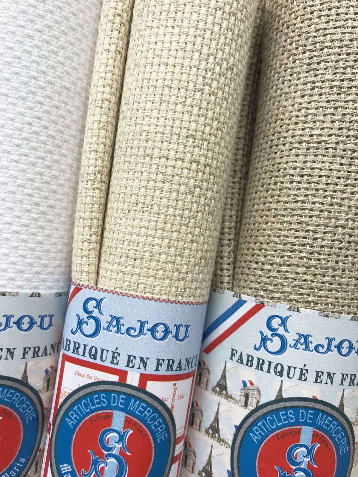 Sajou Aida Cross Stitch Fabric - L'Etoffe Fabrics LLC