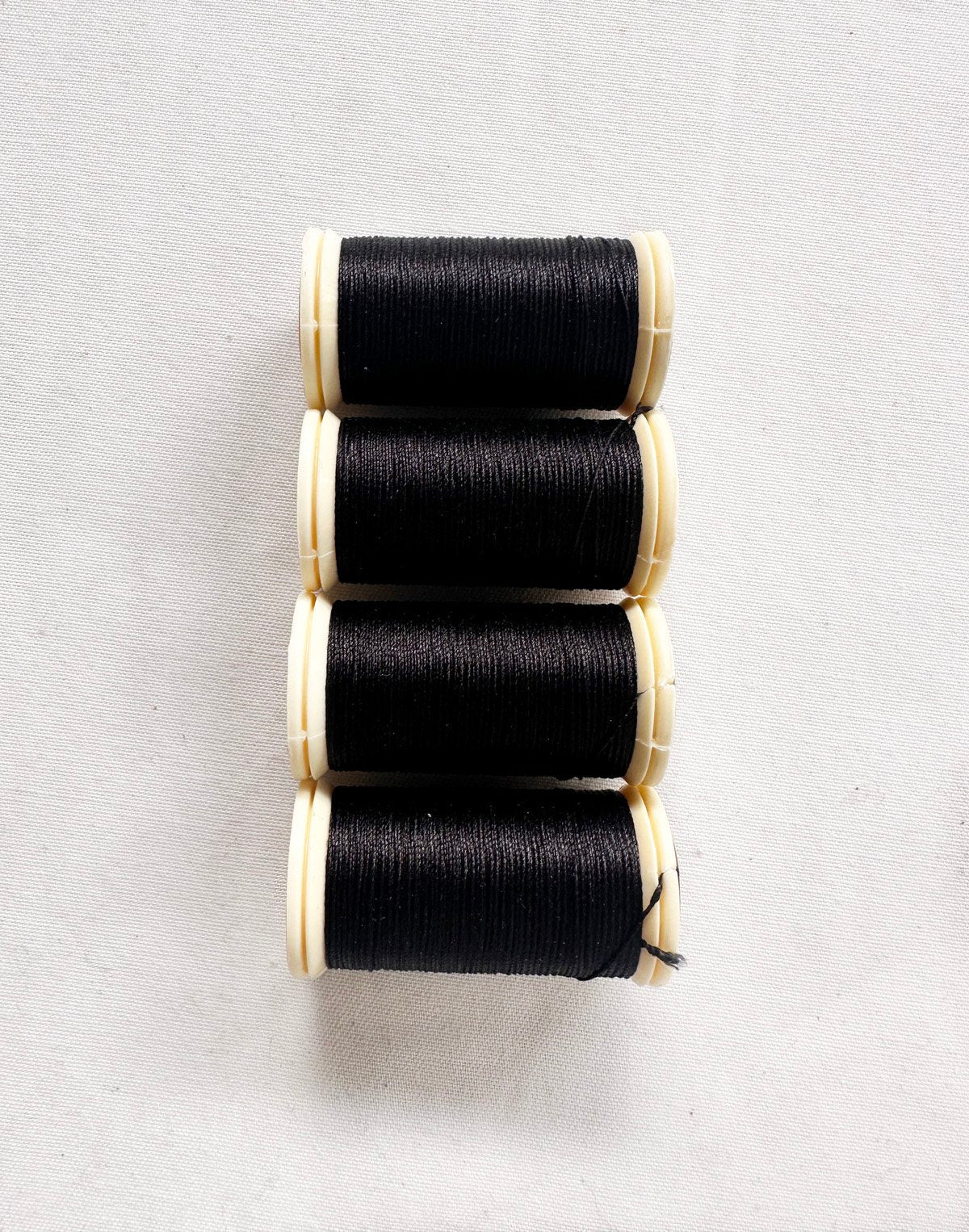 Sajou Black Perlé Silk Button Hole Thread - L'Etoffe Fabrics LLC