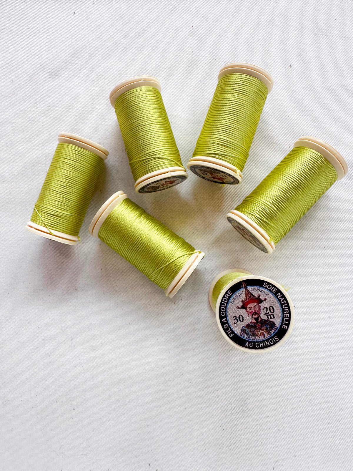 Sajou Citron Perlé Silk Button Hole Thread - L'Etoffe Fabrics LLC