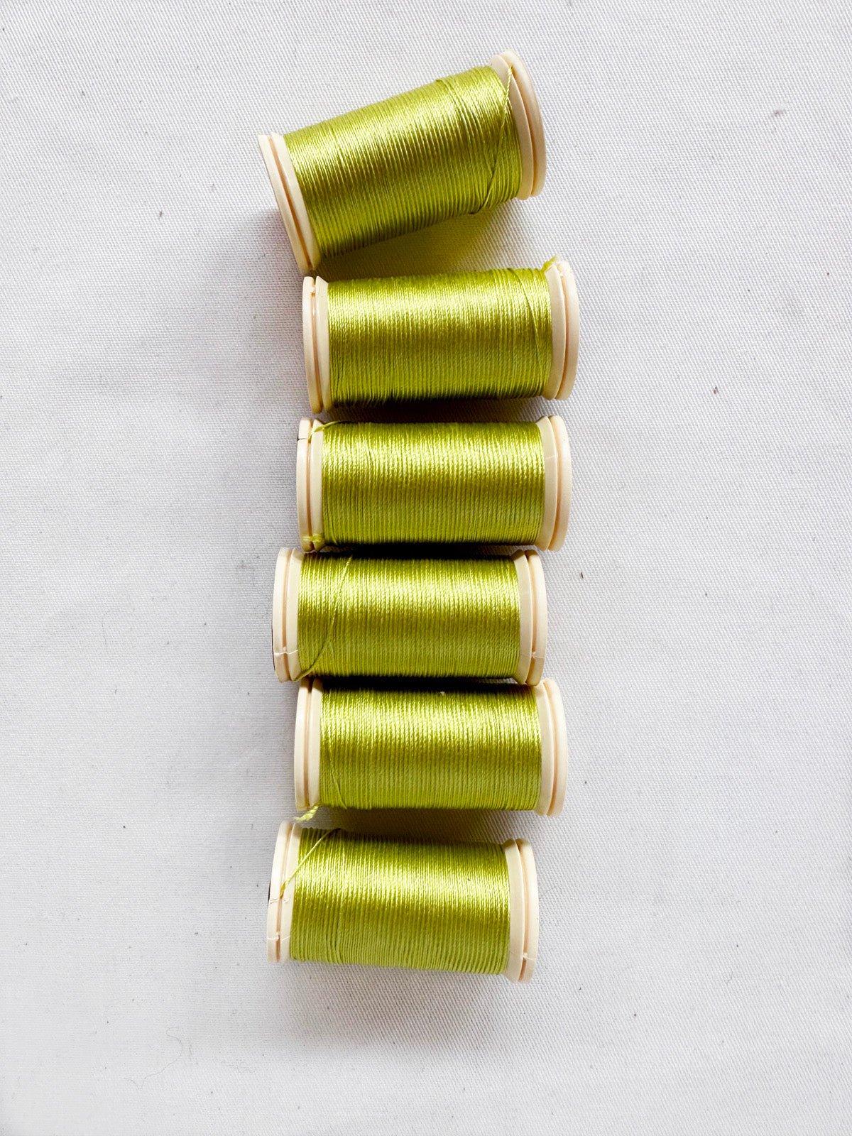 Sajou Citron Perlé Silk Button Hole Thread - L'Etoffe Fabrics LLC