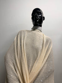 Sequined Pleated Mesh - L'Etoffe Fabrics LLC