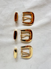 Shiny Gold Evening Belt Buckles - L'Etoffe Fabrics LLC