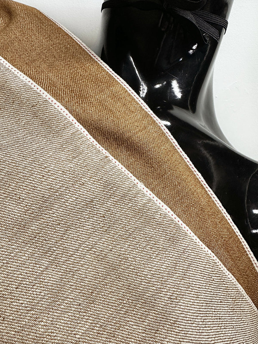 Sienna Brown Selvedge Denim 13 oz - L'Etoffe Fabrics LLC