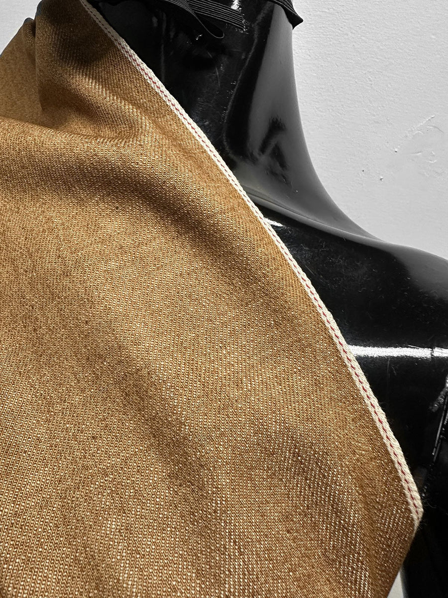 Sienna Brown Selvedge Denim 13 oz - L'Etoffe Fabrics LLC
