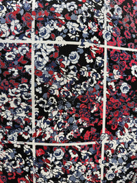 Silk Cotton Windowpane Faille - L'Etoffe Fabrics LLC