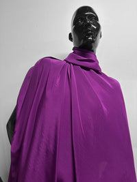 Silk Crepe De Chine Dark Magenta WIDE - L'Etoffe Fabrics LLC