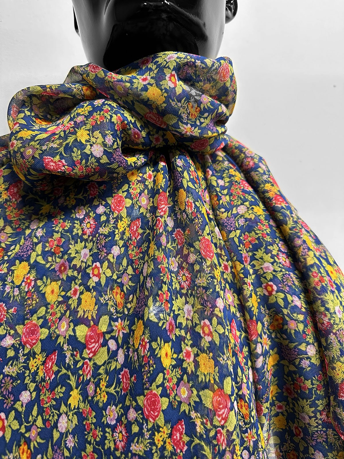 Silk Crepe Floral Bouquet - L'Etoffe Fabrics LLC