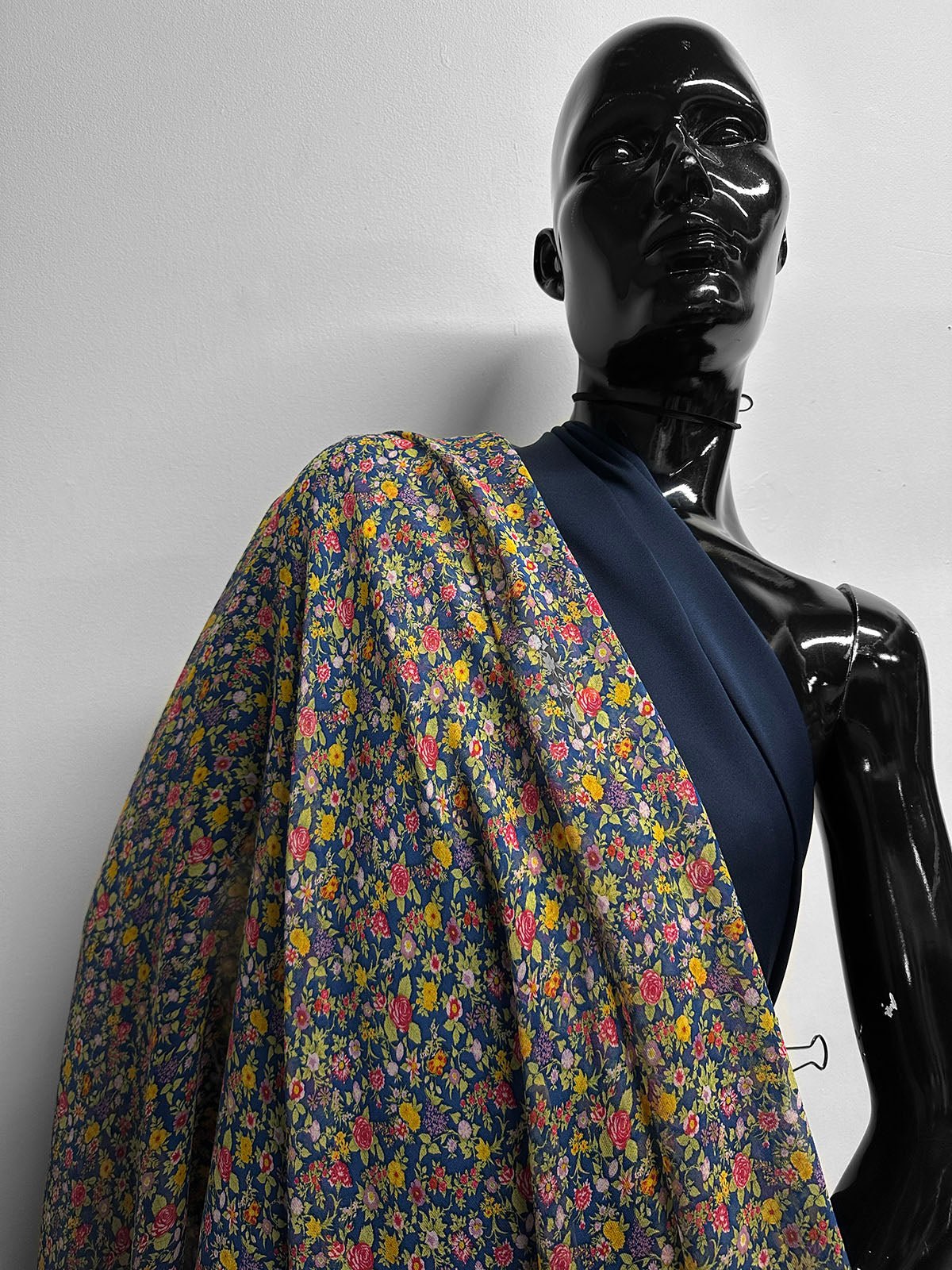 Silk Crepe Floral Bouquet - L'Etoffe Fabrics LLC