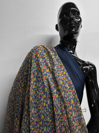 Silk Crepe Floral Bouquet - L'Etoffe Fabrics LLC