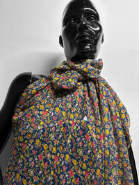 Silk Crepe Floral Bouquet - L'Etoffe Fabrics LLC