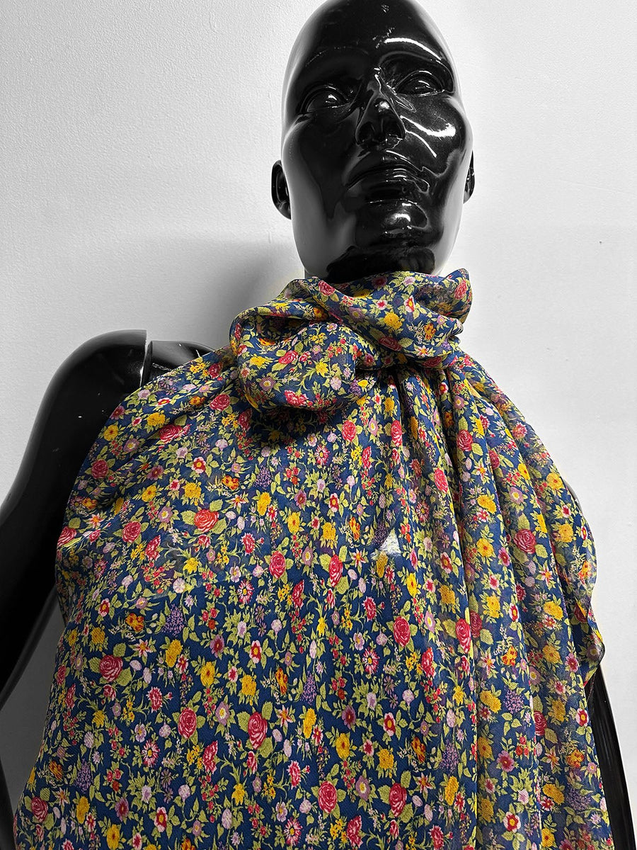 Silk Crepe Floral Bouquet - L'Etoffe Fabrics LLC