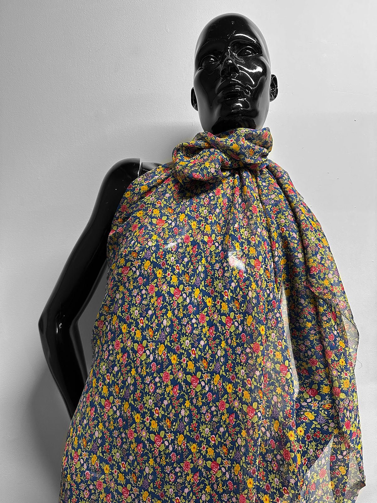 Silk Crepe Floral Bouquet - L'Etoffe Fabrics LLC