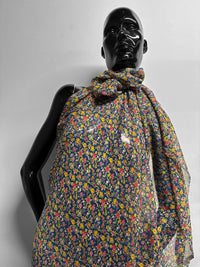 Silk Crepe Floral Bouquet - L'Etoffe Fabrics LLC