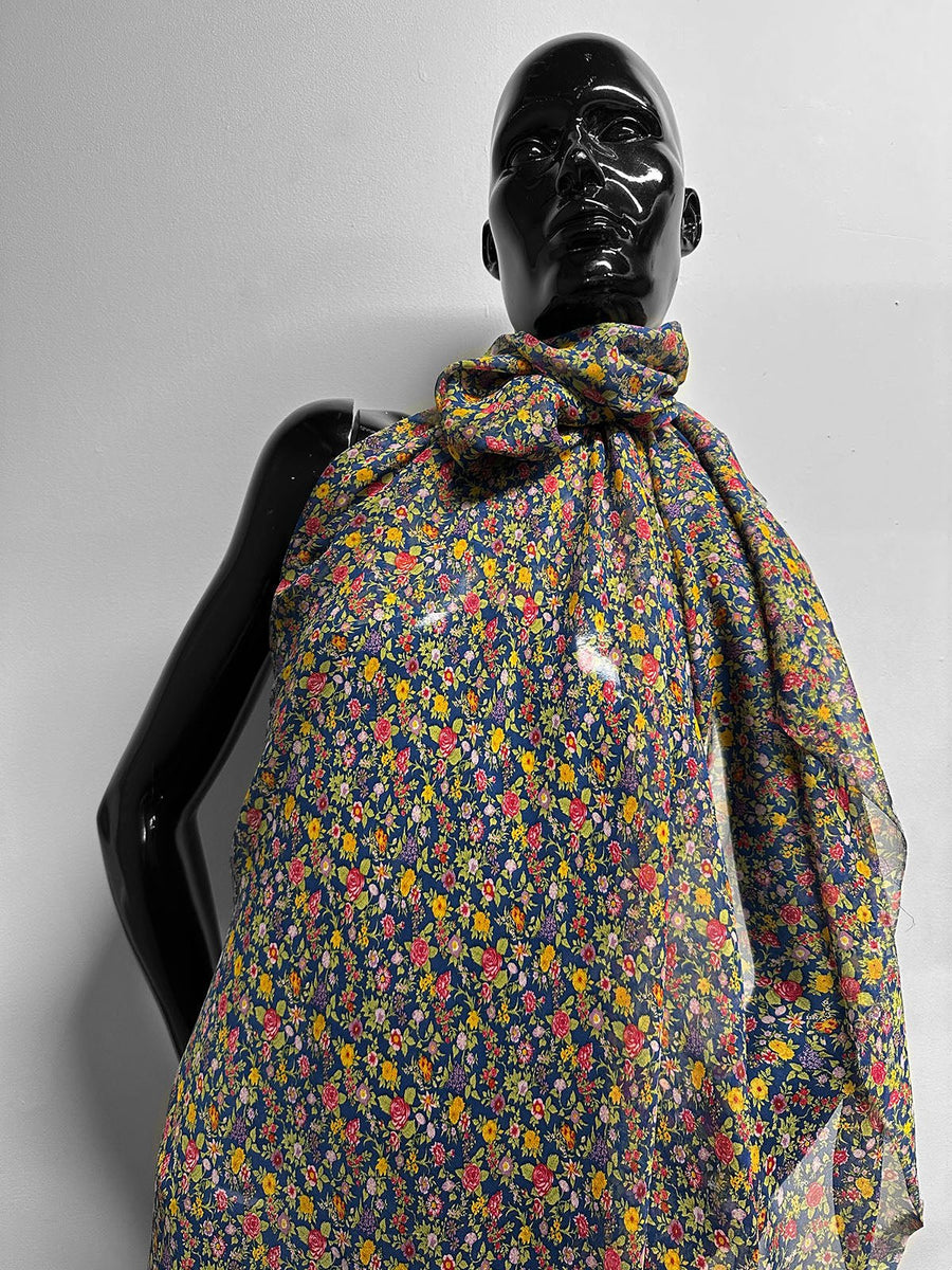 Silk Crepe Floral Bouquet - L'Etoffe Fabrics LLC