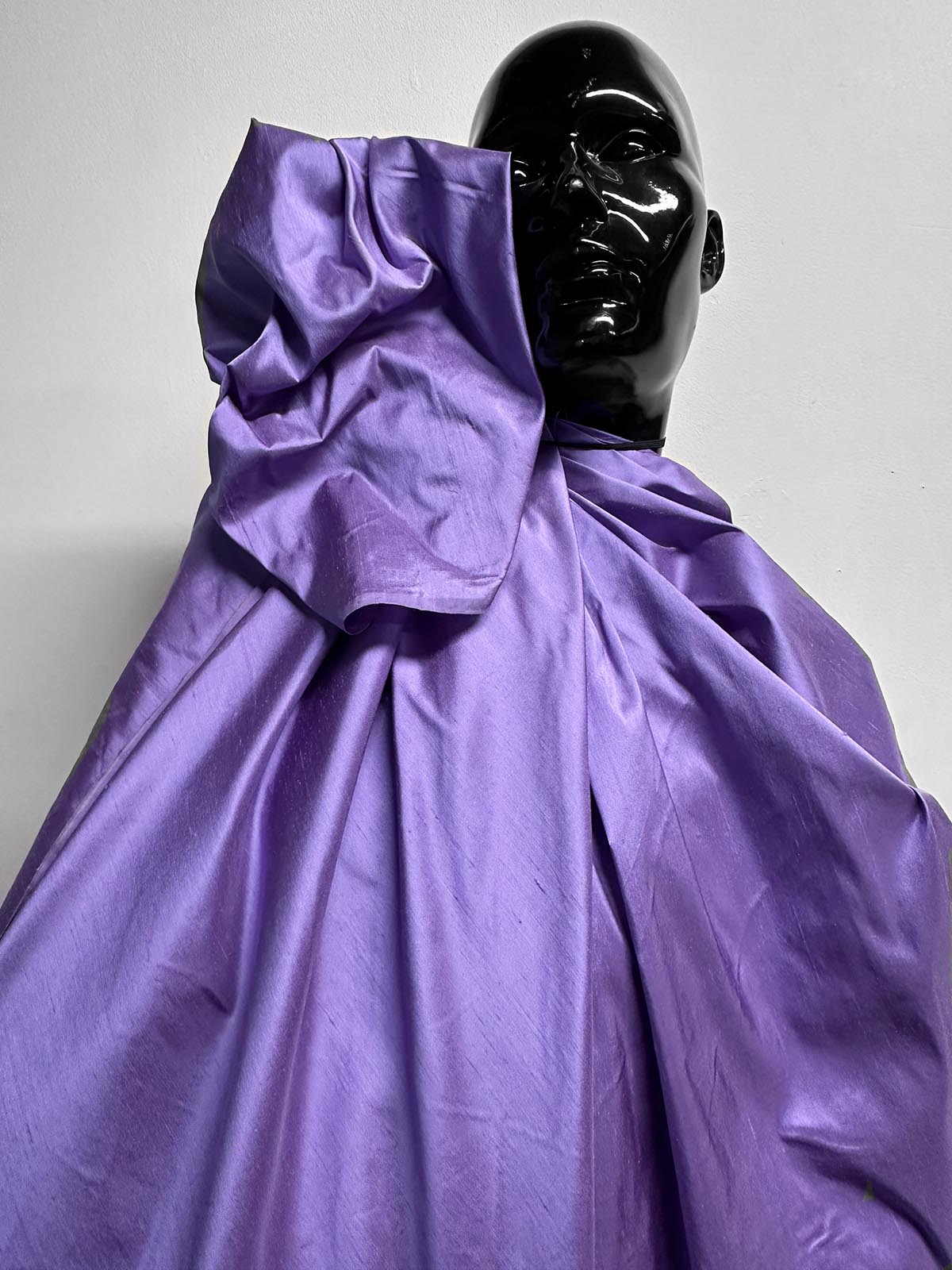 Silk Dupioni Lavender - L'Etoffe Fabrics LLC