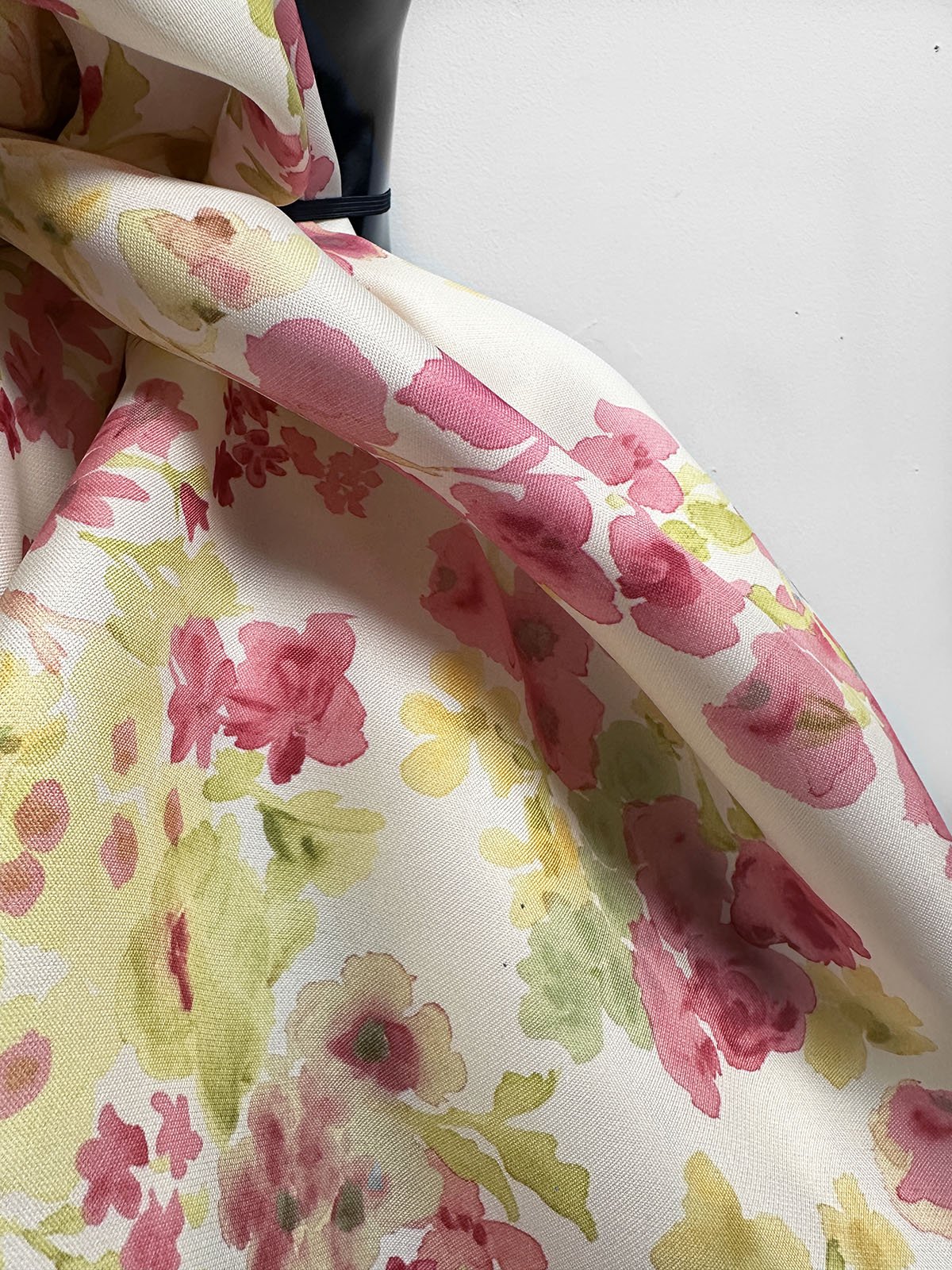 Silk Gazar Watercolor Floral Garden Party - L'Etoffe Fabrics LLC