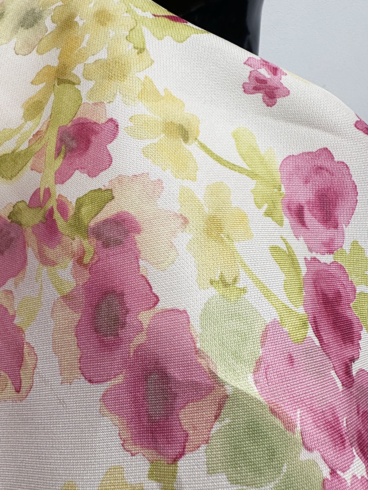 Silk Gazar Watercolor Floral Garden Party - L'Etoffe Fabrics LLC