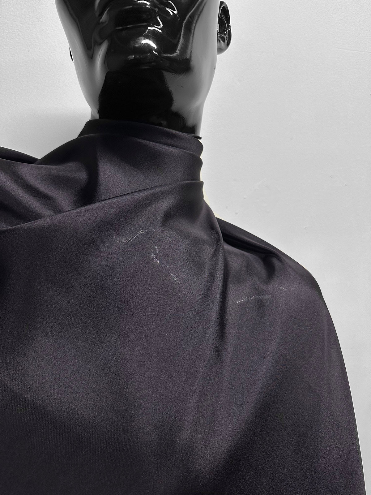 Silk Habotai Dark Plum - L'Etoffe Fabrics LLC