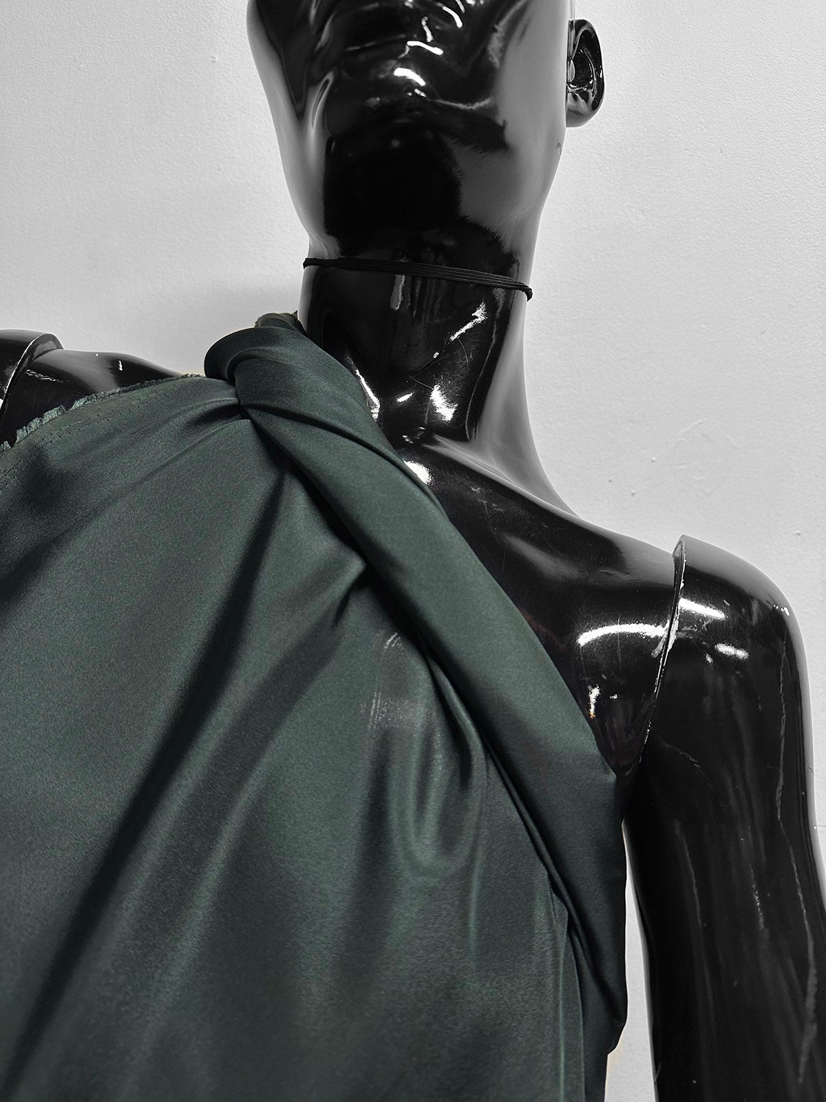 Silk Habotai Hunter Green - L'Etoffe Fabrics LLC