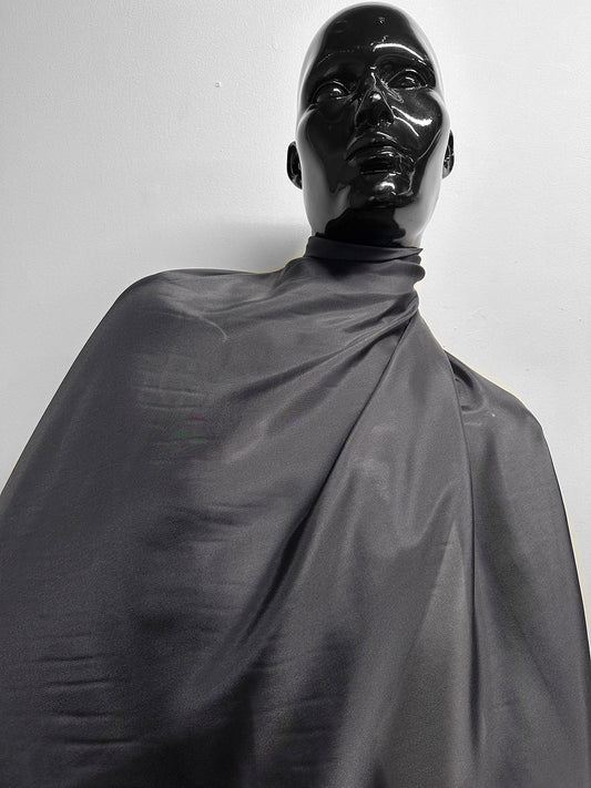 Silk Habotai Wide Pewter - L'Etoffe Fabrics LLC