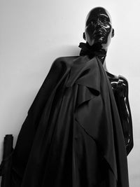 Silk Heavy Black Habotai - L'Etoffe Fabrics LLC