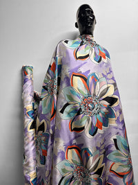 Silk Mammouth Sunflower Print - L'Etoffe Fabrics LLC