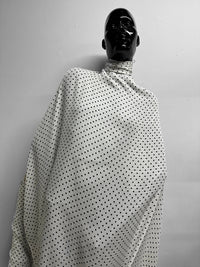 Silk Polka Dot Crepe Blouse Weight - L'Etoffe Fabrics LLC