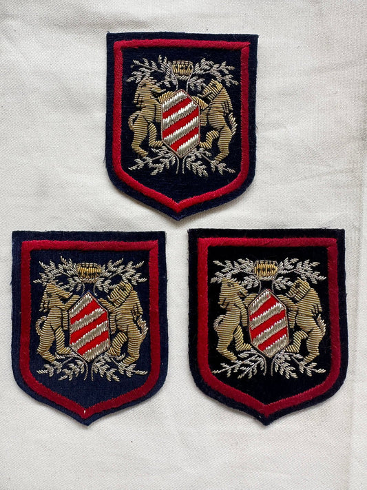 Silver and Goldwork Velveteen Patch - L'Etoffe Fabrics LLC