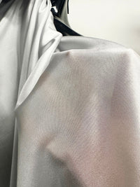 Silver Silk Habotai - L'Etoffe Fabrics LLC