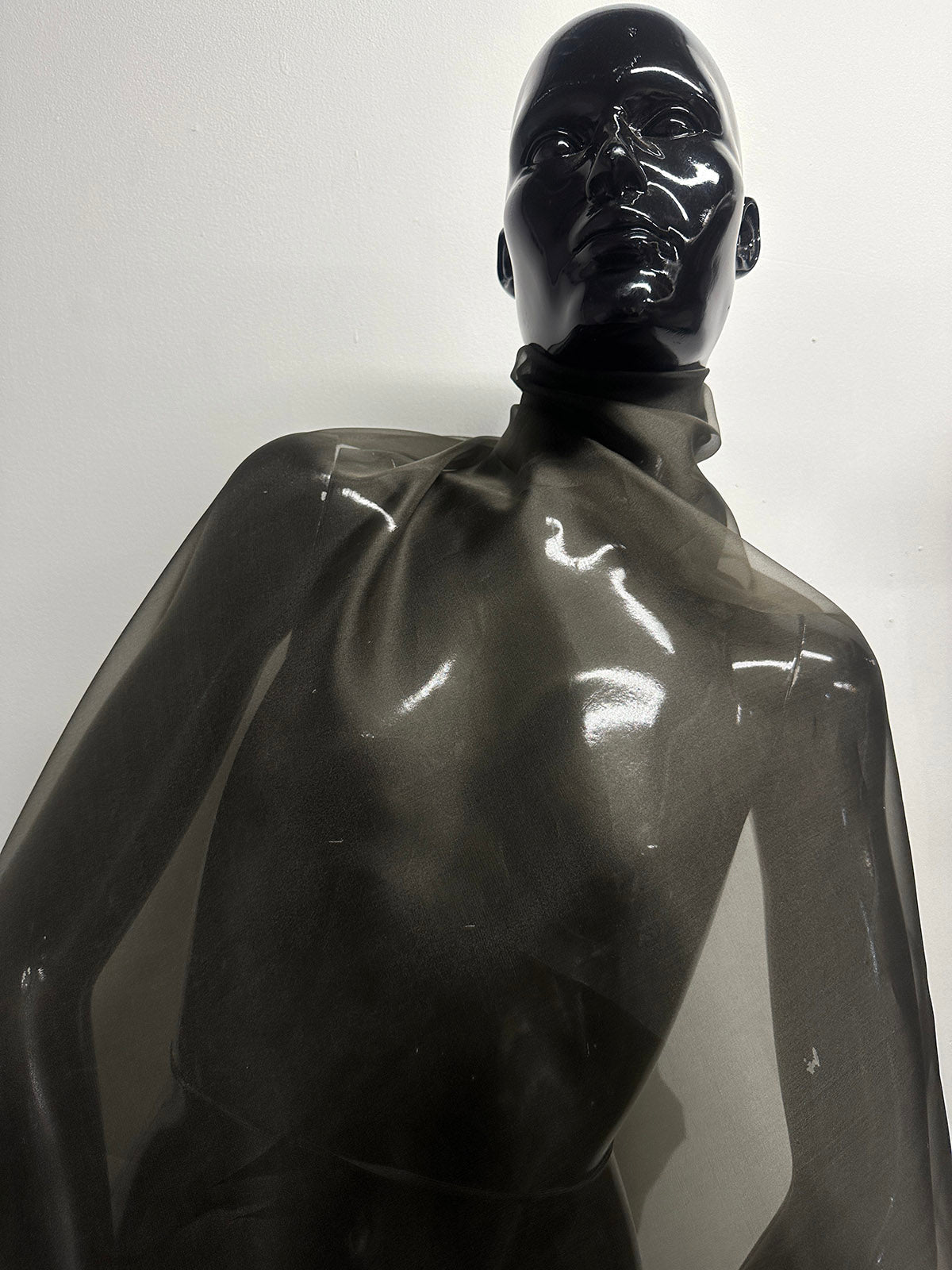 Smoky Brown Silk Organza - L'Etoffe Fabrics LLC