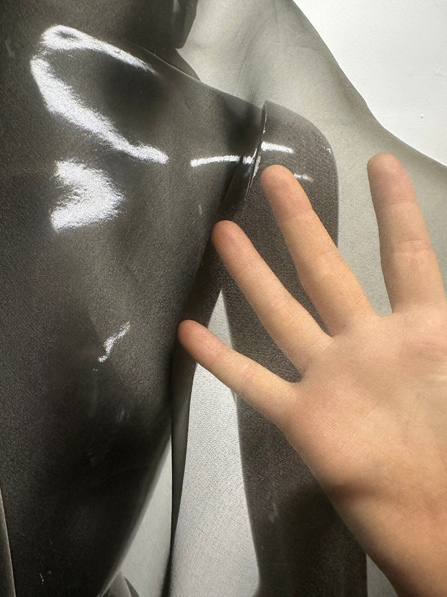 Smoky Brown Silk Organza - L'Etoffe Fabrics LLC