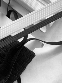 Smooth Narrow Knitted Elastic Made in Japan - L'Etoffe Fabrics LLC