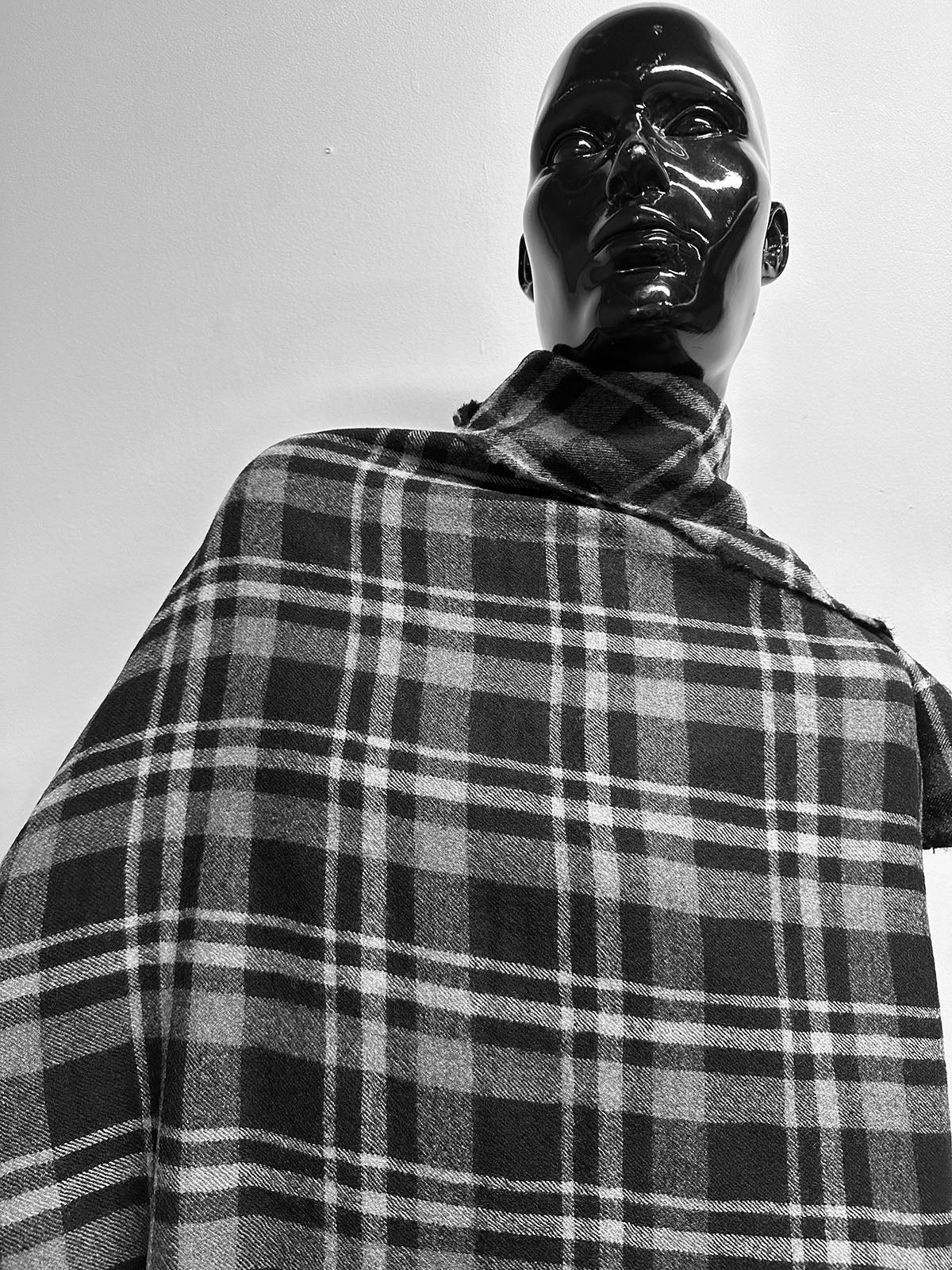 Soft Boiled Wool Flannel Plaid - L'Etoffe Fabrics LLC